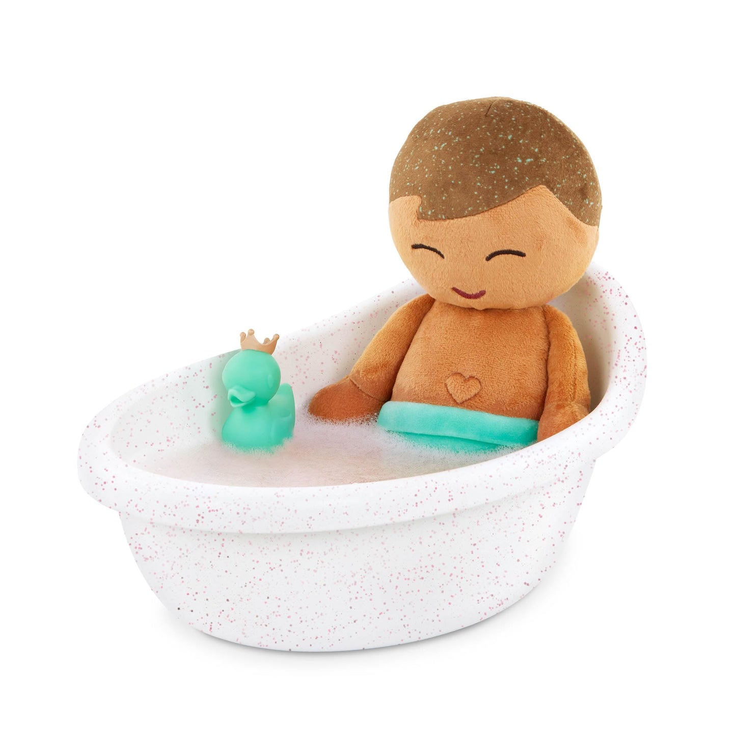 LullaBaby - Bath Set - Tub Toys - Baby Doll Accessories - Real Water Play - Kids Ages 2 Years Old & Up - Baby Doll Bathtub