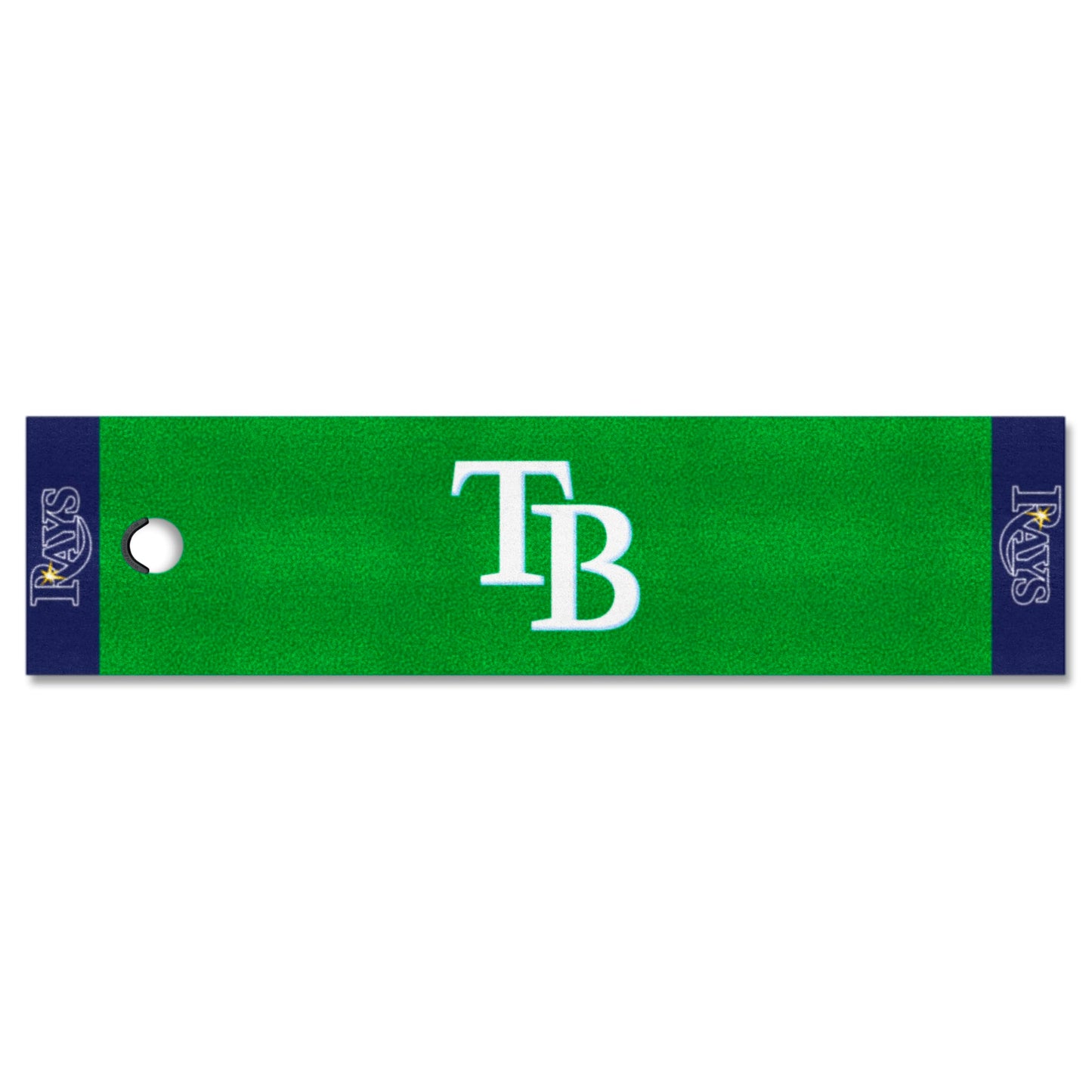 FANMATS - 9052 MLB Tampa Bay Rays Nylon Face Putting Green Mat, 18x72