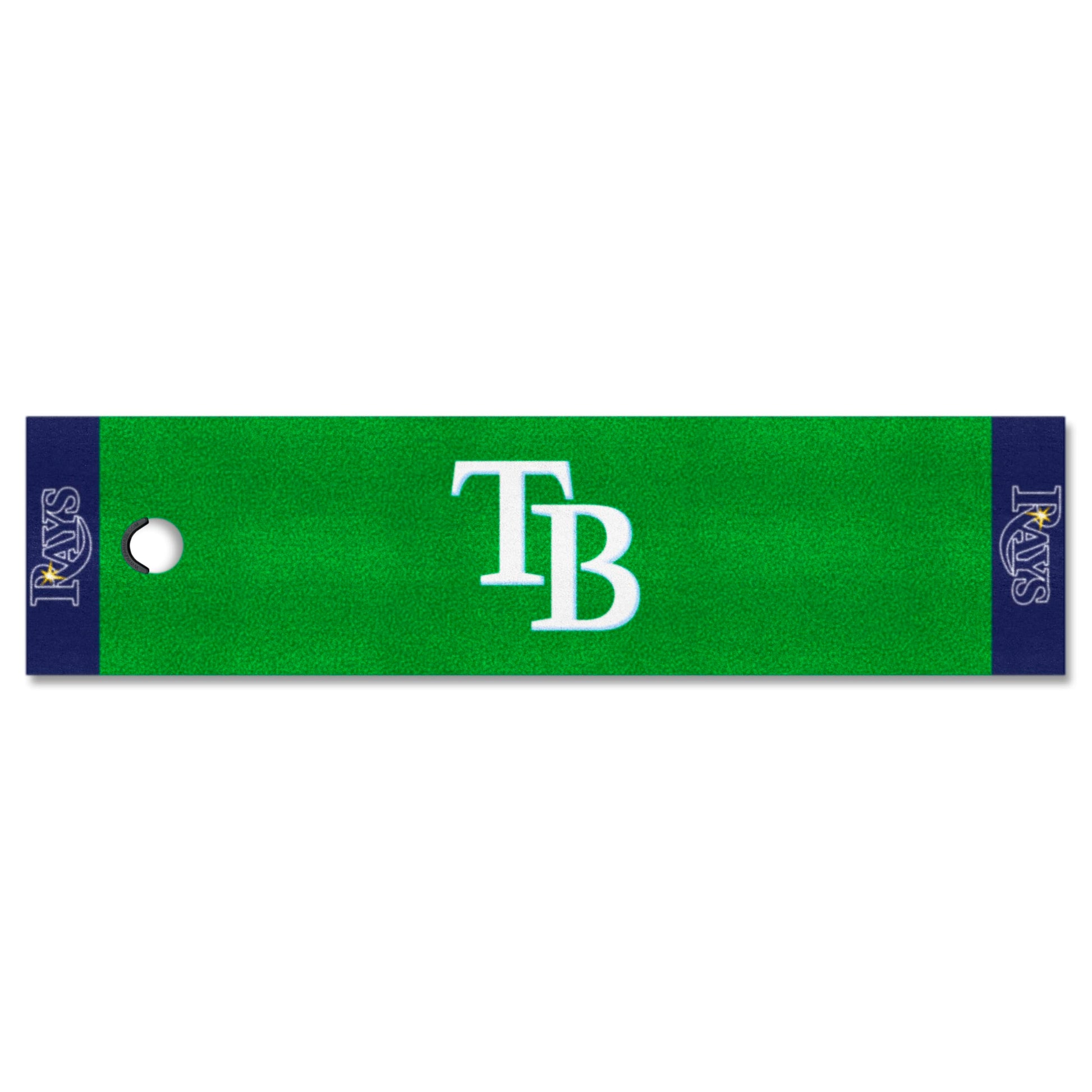 FANMATS - 9052 MLB Tampa Bay Rays Nylon Face Putting Green Mat, 18x72