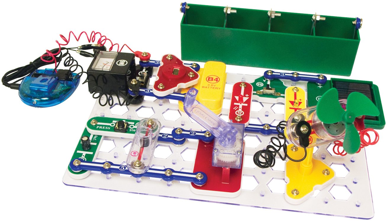 Snap Circuits Green Alternative Energy Kit | 125 STEM Projects | 40 Parts | Multicolored | Model SCG-125 | Educational Toys for Kids 8+