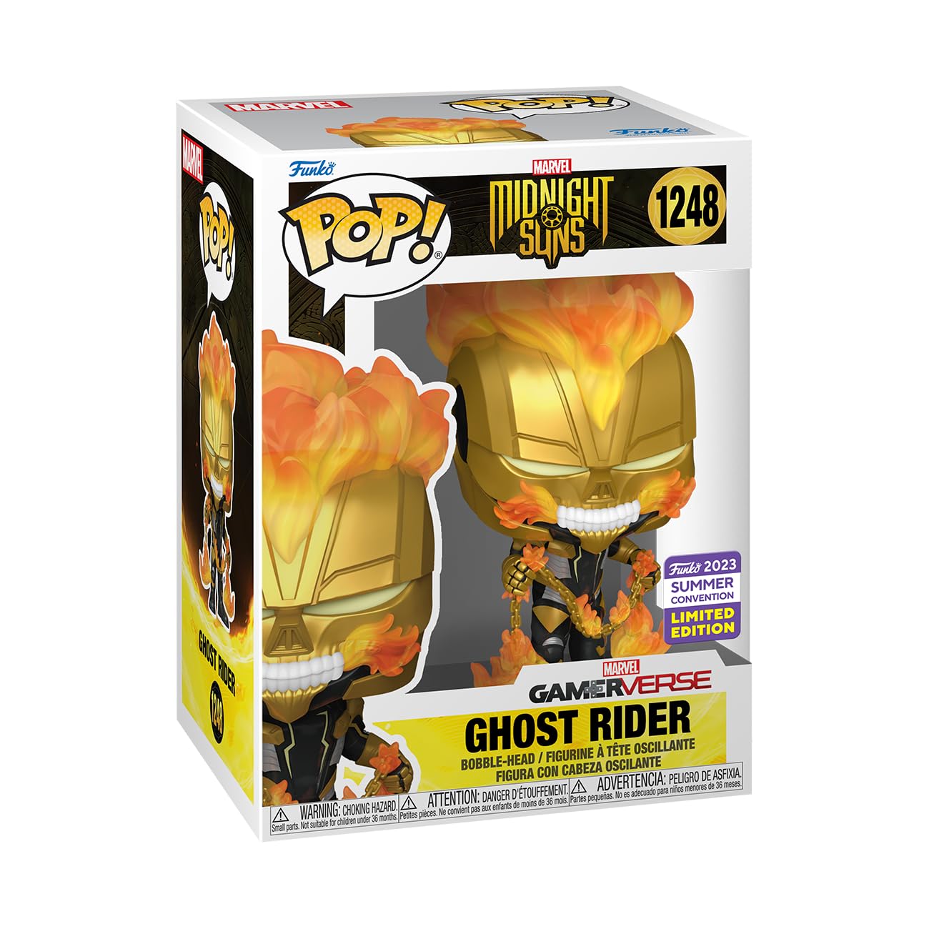 Funko Sdcc 2023 Summer Convention Midnight Suns Gamer Verse Ghost Rider Limited Edition Vinyl Figure