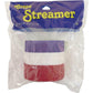 PATRIOTIC RED, WHITE AND BLUE CREPE STREAMER