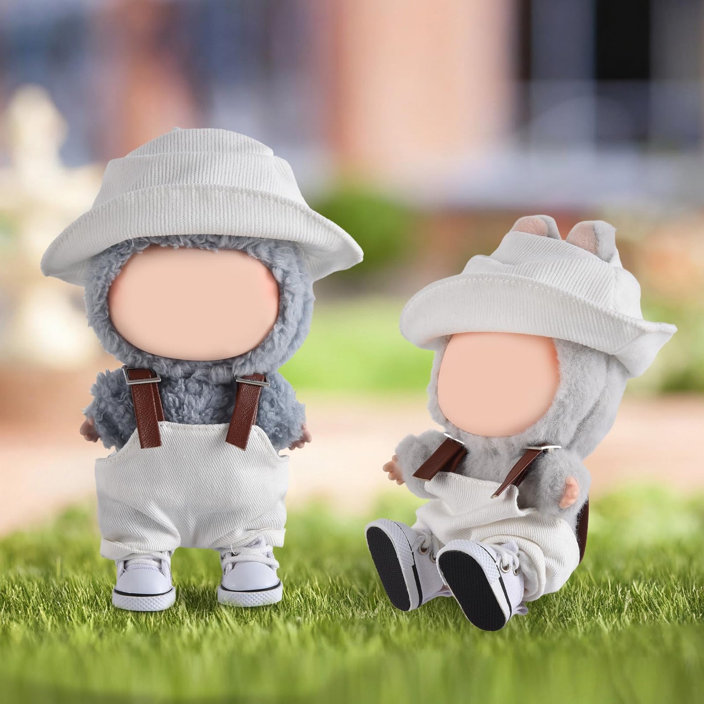 2025 New Version Doll Shoes  1 Pair enhanced White Canvas Shoes  Perfect Match for bubu Clothes  Shoes for 15&17cm Doll Accessories