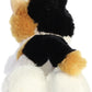 Aurora Adorable Flopsie Esmeralda Stuffed Animal - Playful Ease - Timeless Companions - White 12 Inches