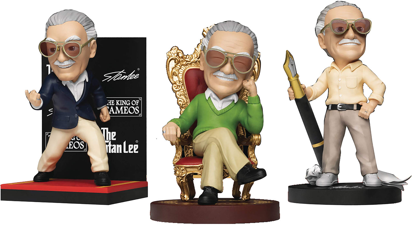 Beast Kingdom Stan Lee Series Mea-023 3-Piece Mini Egg Attack Action Figure Set, Multicolor