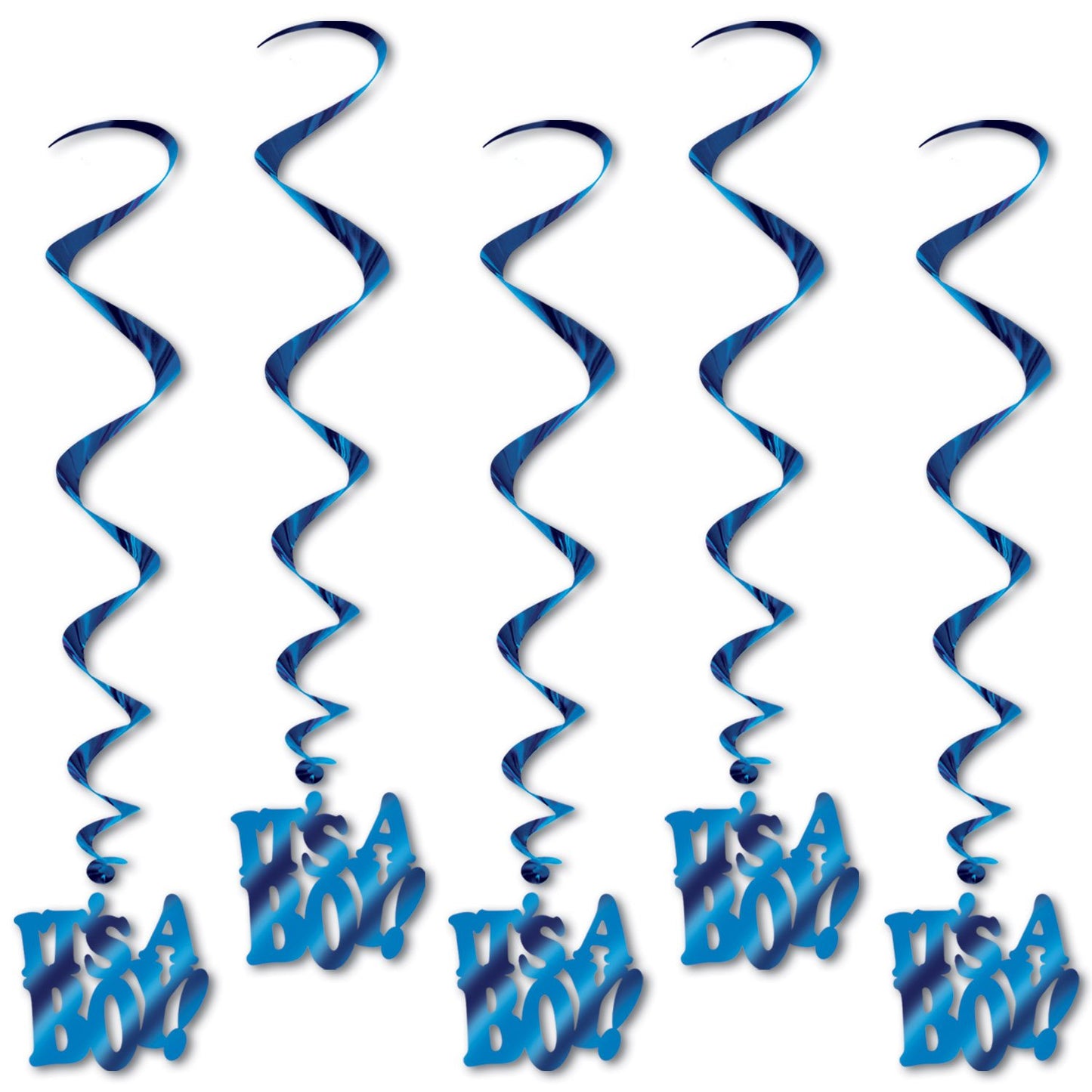 Its A Boy Whirls (5/Pkg)
