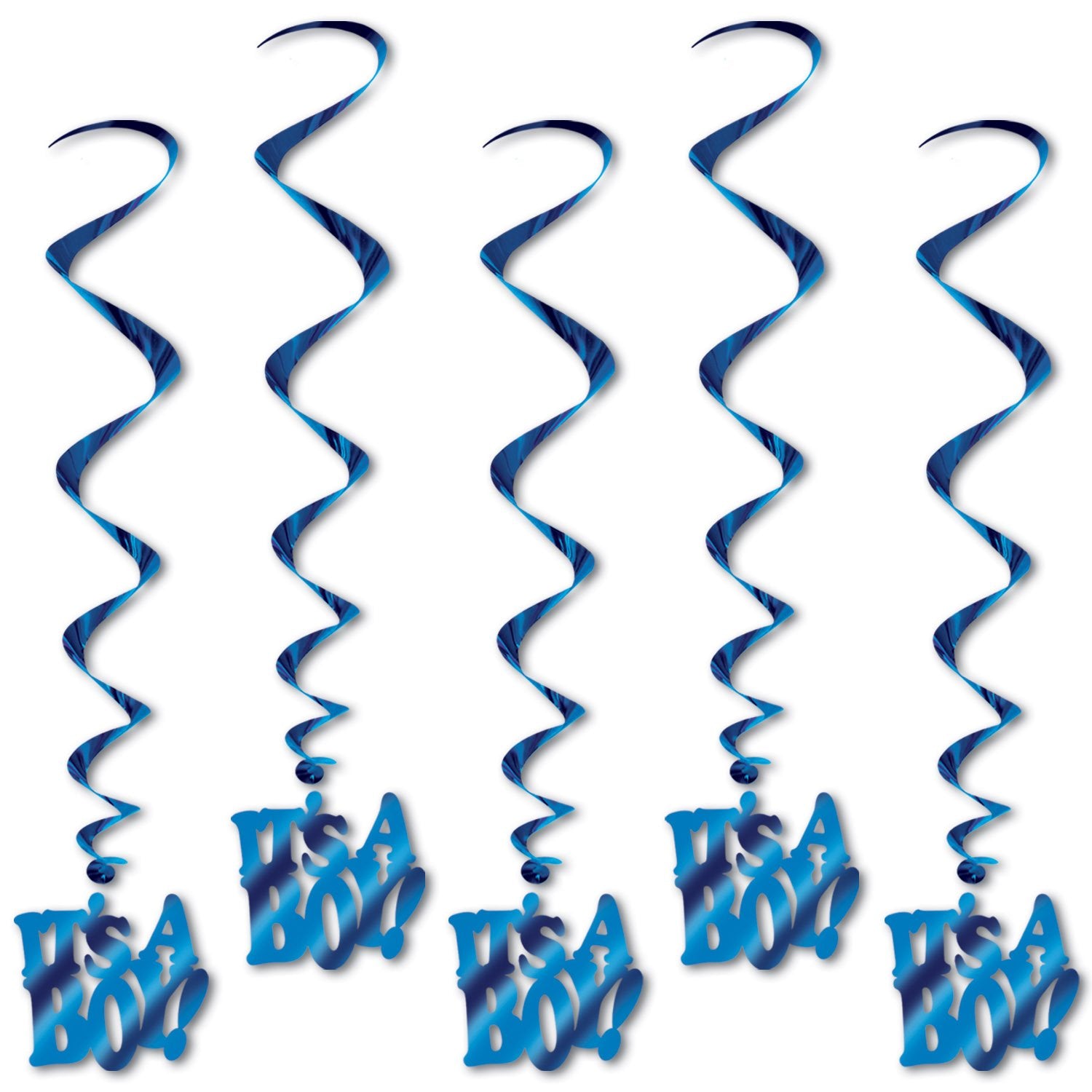 Its A Boy Whirls (5/Pkg)