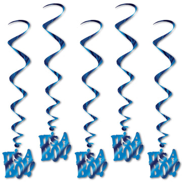 Its A Boy Whirls (5/Pkg)