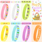 Junebrushs 42Pcs Easter Party Favors Silicone Bracelets Bunny Egg Carrot Chicks Flowers Rubber Wristbands Accessories For Easter Egg Fillers Gifts Basket Stuffers Accessories Party Decorations
