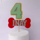 Sam Cute Land Handcrafted Paw Cake Topper