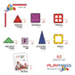 Playmags Magnetic Tiles For Kids, 60 Pc Magnet Blocks With Abc Click-Ins, Stem Development Building Toys For Boys Girls & Toddlers