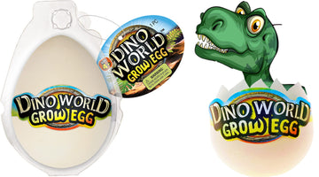 JA-RU Dino World Hatching Dinosaur Eggs Water Growing Toys for Kids (1 Egg) Surprise Dino Egg. Educational Science Toys. Bulk Di