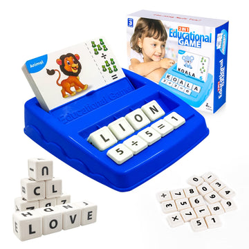 Flash Cards For Kids, 2 In 1 Education Matching Letter Games,Phonics Alphabet Spelling & Reading Toys, Learning Toy Birthday Gifts For Preschool Kindergarten Boys Girls Activities Ages 4-8