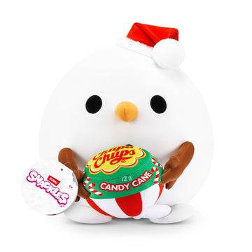 Snackles Christmas Snowman & Chupachups 14 Inch Plush By Zuru, Ultra Soft Plush, Collectible Plush With Real Licensed Brands, Stuffed Animal, Giftable, Holiday