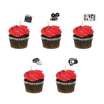 Beistle Movie Set Flag Picks 50 Count