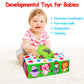 Thremhoo Montessori Tissue Box Baby Toys for Infants 0-12 Months, Multicolor Sensory Crinkle Developmental Gift for Toddlers 1-2 Years