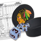 Masterpieces Game Day - Nhl Chicago Blackhawks - Shake N' Score Dice Game