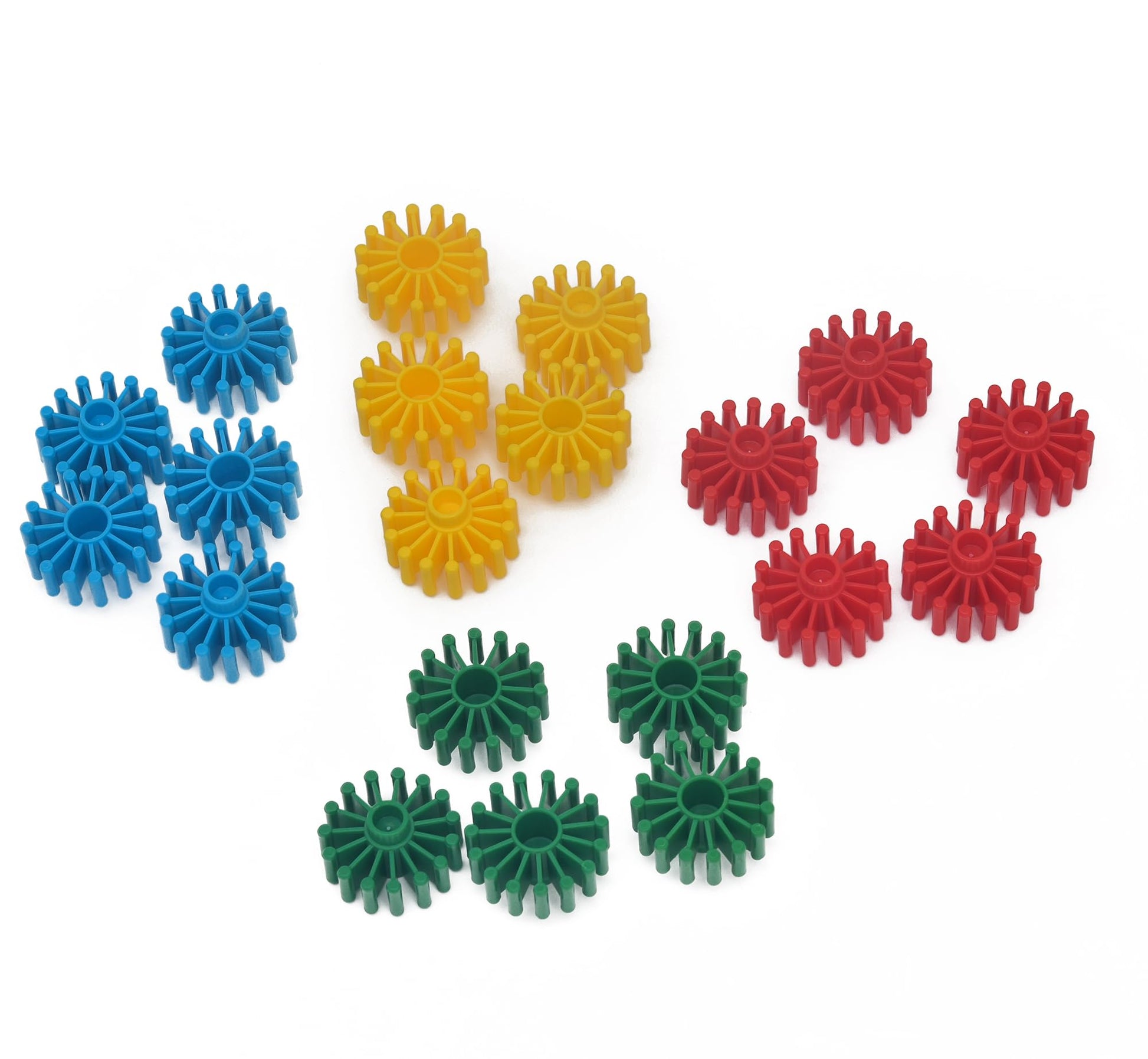 Toodles Creative Play Pack: 20 Colourful CircleShaped Star Links By Toodles  4 Colors For Diy Fun