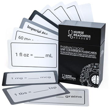 Pharmacology Unit Conversion Flashcards: The Fast and Effective Way to Master Common  Measurements and Crush Your Dosage Calculation Exams - Dose Calc Test Prep for Nursing Students