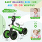 Wudola Baby Balance Bike for 10-36 Months Toddler First Riding Toys, No Pedal 4 Wheels Baby Walker for 1 Year Old Boys Girls Bir