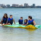 Aqua Lily Pad Original Floating Foam Island, Lake/Beach/Pool Water Mat, 18Ft, Yellow/Green