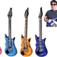 Rock Inflatable Mini Guitars (23 Inches) Vinyl. Perfect Party Favor, Dj Dance 80S Rocker (8)