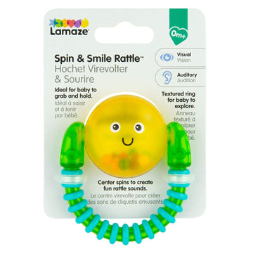Lamaze Spin And Smile Rattle