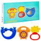 Wishkey Plastic Rattle Toys For Infants, Bpa Free Non-Toxic Shake & Grab Toys For Babies, Early Age Toys, Colorful Toys, Ideal G