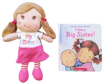 Martloop I Am A Big Sister Doll And Book Bundle