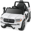 Elemara Toyota Ride On Car For Toddler, 12V7Ah Electric Car For Kids With Remote Control,Diy Building Blocks & Storage Area,Kid Driving Car, Electric Vehicles For Kids, 3.5Mph,3 Speeds,Bluetooth-White