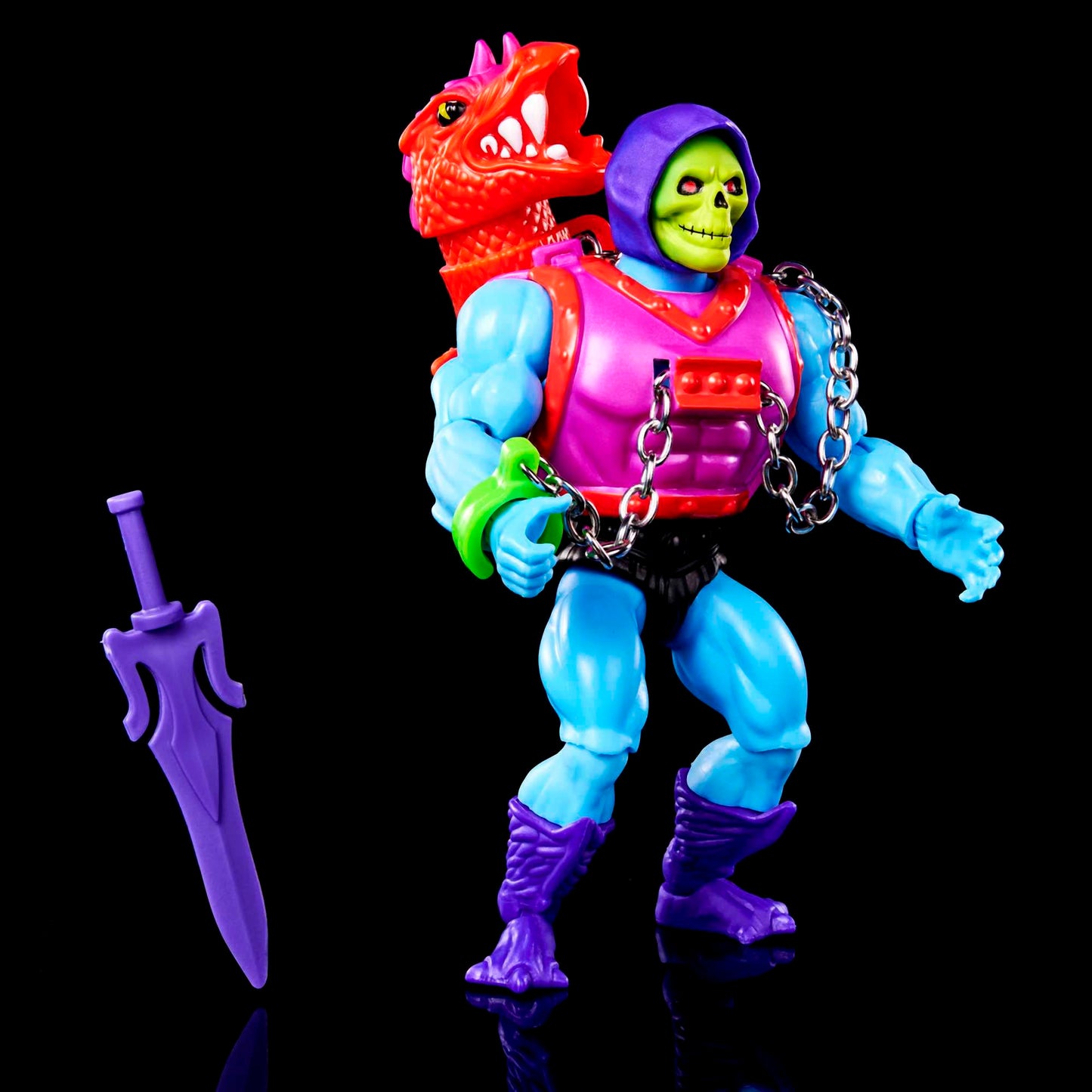 Masters of the Universe Origins Action Figure with Accessories  Deluxe Dragon Blast Skeletor 5.5 Inch  Motu Collectible