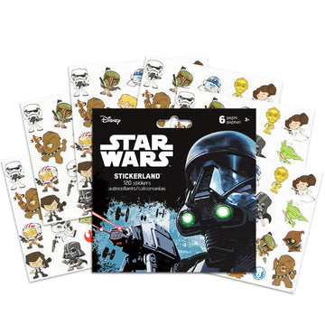 Disney Star Wars Sticker Set - 300 Stickers, 3 Packs, Temporary Tattoos, Darth Vader & Chewbacca, Party Supplies