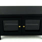 Dollhouse Miniature Black Television Stand