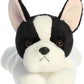Aurora® Adorable Flopsie™ French Bulldog Pup Stuffed Animal - Playful Ease - Timeless Companions - White 12 Inches