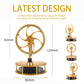 PFCKE HZZ92 Upgrade Low Temperature Stirling Engine Kit Steam Heat Educational Model Classroom Teaching Stirling Engine mature-themed Desktop Educational Toys Brass Aluminum Stirling Engine- Gold