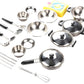Miniature Toy 17-Piece Stainless Steel Pots And Pans Set , Magikon Pretend Play Kitchen Cooking Utensils Toy