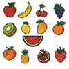 Rufastories Fruit Fridge Magnets For Kids - 13 Pieces Strong, Waterproof, Durable Fruit Magnets For Refrigerator, Almirah, White