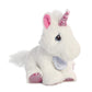 Aurora® Inspirational Precious Moments™ Sparkle Unicorn Stuffed Animal - Cherished Memories - Enduring Comfort - White 8.5 Inches
