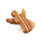 Dacaret Factory Olive Wood Guardian Angel For Hand Palm And Pocket Anti Stress And Anxiety Thumb Stone Comfort Worry Healing (Set Of 2), Brown, Yellow, Unique Grains, 2.4T, 2W