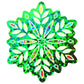 Assorted Sparkle Snowflake Sticker Sheet Pack - 102 Stickers