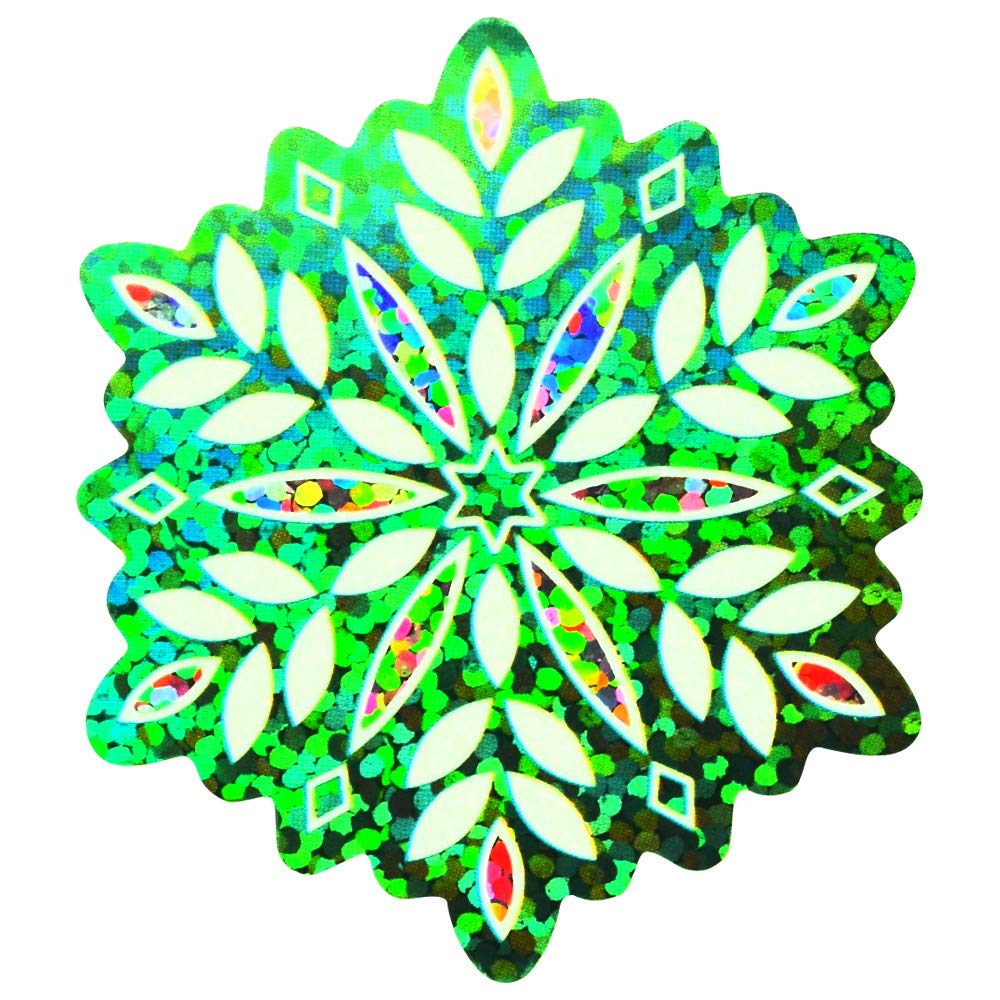 Assorted Sparkle Snowflake Sticker Sheet Pack - 102 Stickers