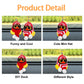 Mumyer Rubber Duck Car Ornaments Yellow Duck Car Dashboard Decorations For Christmas Decor With Mini Helmet Scarf And Sunglasses