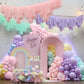 Pastel Balloons, Multicolor Macaron Balloons Latex Party Balloons, Baby Pink Blue Balloons Purple Yellow And Teal Balloons Rainb