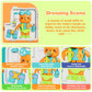 Hangrui Montessori Toys for 1 Year Old, Musical Busy Board, Learning Sensory Toddler Toys for 1-3, Motor Skills Developmental To