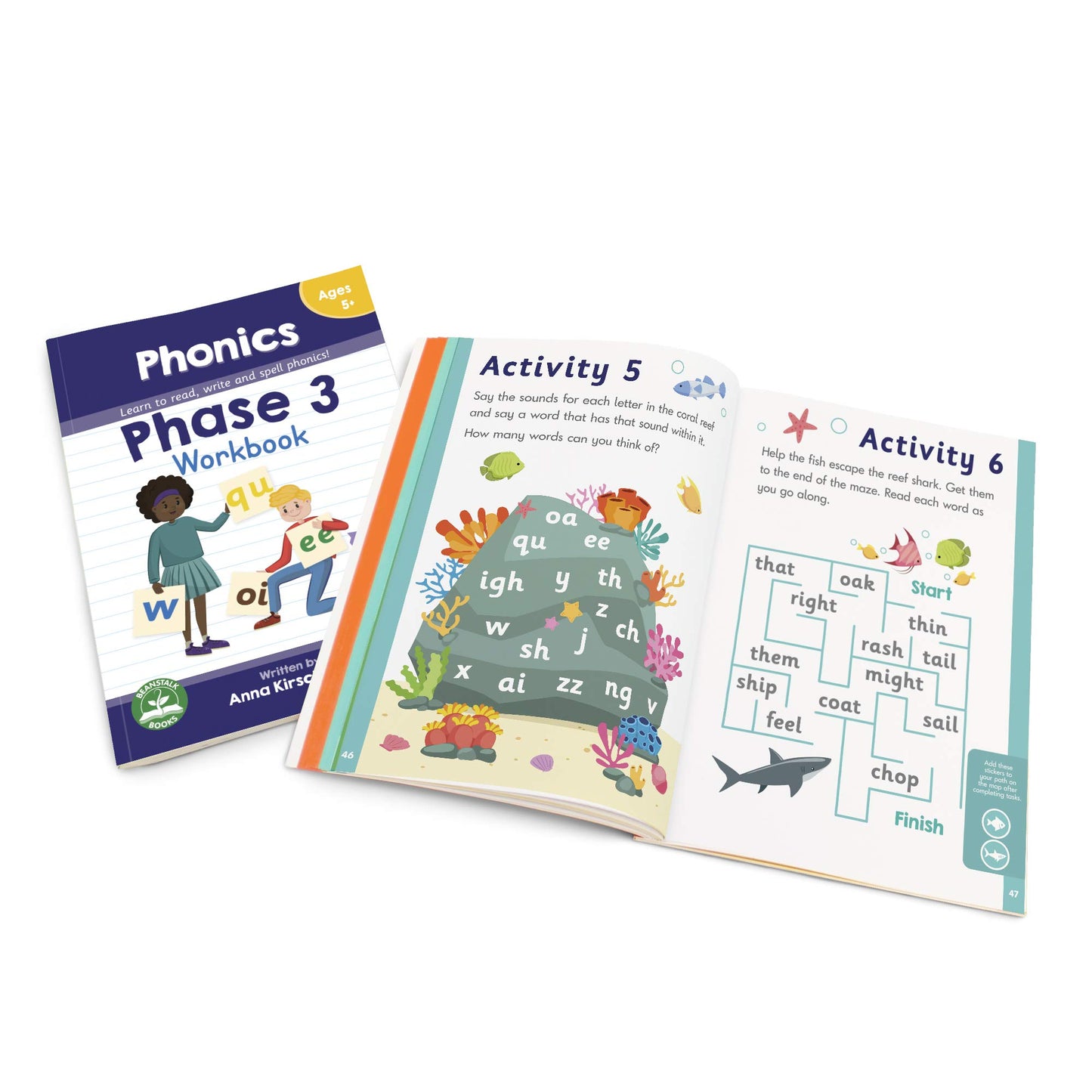 Junior Learning Phase 3 Phonics Workbook,Multi