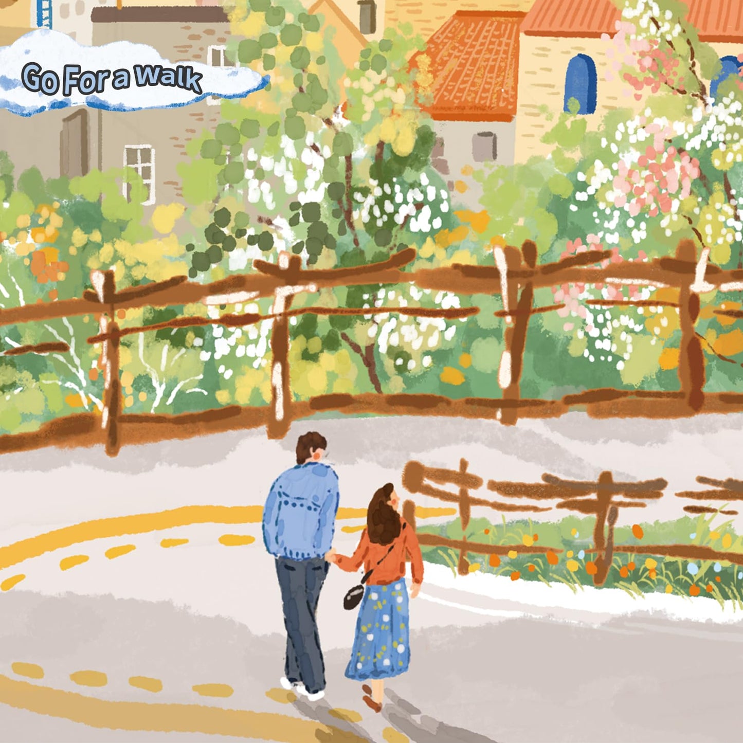 Puzzles For Adults 1000 Pieces, Momibook Jigsaw Puzzles Of Garden, Painting Image 75X50Cm(29.5''X19.7'') Toys & Game Puzzle, Whi