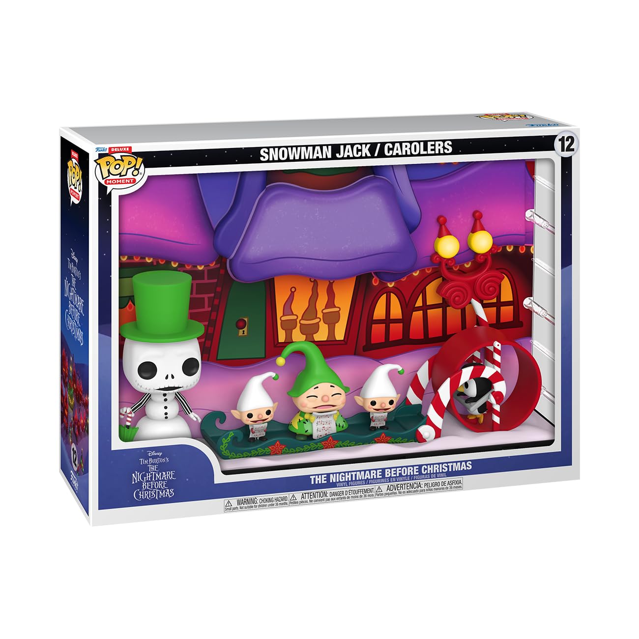 Funko POP! Moments Deluxe Vinyl Figure - Disney The Nightmare Before Christmas Jack Skellington - Medium - Multicolor - Model 73249