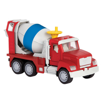 Driven by Battat Toy Cement Truck - Construction Vehicle with Lights & Sounds, Movable Parts - Multi - WH1014Z - 3 Years +
