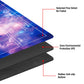 Biouai Stitched Mtg Playmats For Magic The Gathering Play Mat With Tube Case For Mtg Card Game Playing (Starry Zones)