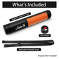 Maybetik Playmat Tube, Tcg Mtg Case With Waterproof Zipper, Hidden Dice Holder, Adjustable Shoulder Strap, See-Through Window, F